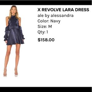 x REVOLVE Lara Dress in Navy